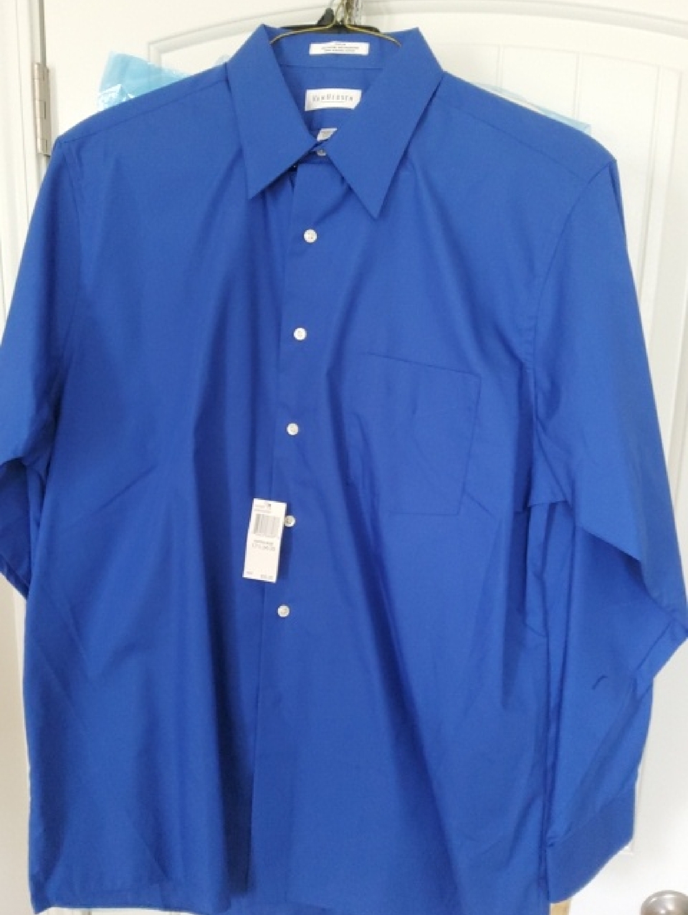 Van HEUSEN Classic Men's Dress Shirt - Royal Blue by Club Room